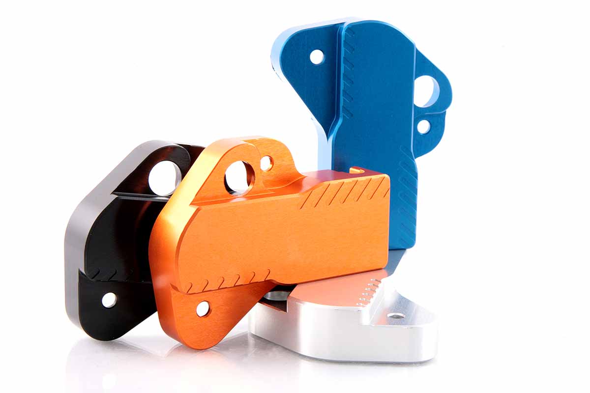 AXS PowerParts Custom TPS Sensor Protection Cover. Anodized 4colors