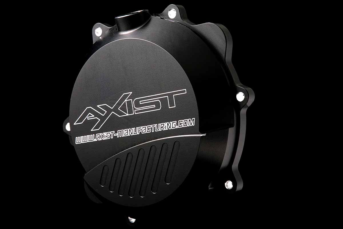 KTM Husqvarna GasGas 2 Stroke Billet Heavy Duty Clutch Cover. Hard anodized Black