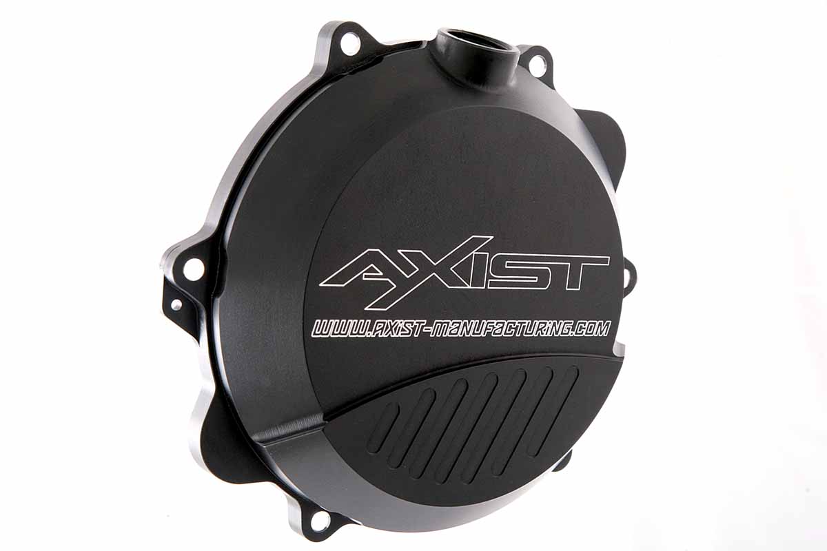 KTM Husqvarna GasGas 2 Stroke Billet Heavy Duty Clutch Cover. Hard anodized Black