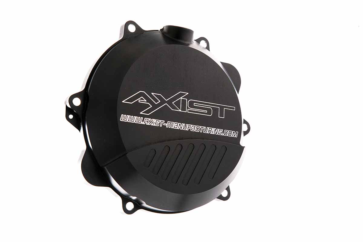 KTM Husqvarna GasGas 2 Stroke Billet Heavy Duty Clutch Cover. Hard anodized Black