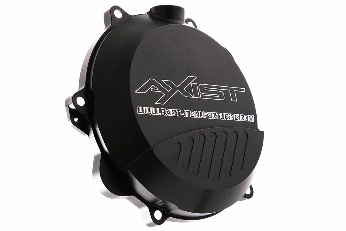 KTM Husqvarna GasGas 2 Stroke Billet Heavy Duty Clutch Cover. Hard anodized Black