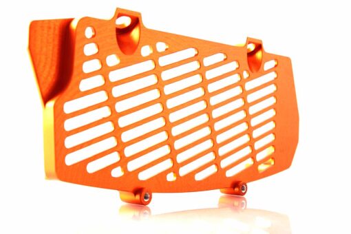KTM Husqvarna GasGas 2 Stroke Billet Heavy Duty Radiator Guards Protection Cover Hard anodized Orange