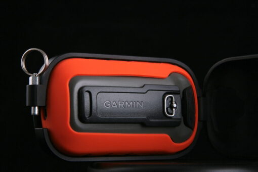 Enduro bike Garmin Etrex heavy duty handlebar mount. Billet Aluminum Anodized Grey for extreme use. Vibration dampening system