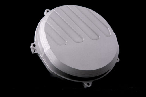 Beta 300 Billet Aluminium Clutch Cover. CNC Milled from an aluminum block, uses the OEM screws