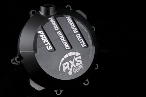 KTM Husqvarna GasGas Aluminium Clutch Cover. CNC Milled from an aluminum block, uses the OEM screws